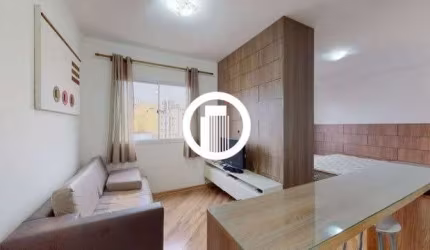 Apartamento para Venda - 28m², 1 dormitório, 1 vaga - Santa Cecília