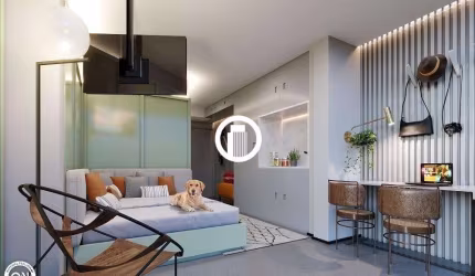 Apartamento para Venda - 23m², 1 dormitório -Paraiso