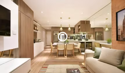 Apartamento TOTALMENTE MOBILIADO para VENDA 68m², 1 dormitório, 2 vagas -Vila Nova Conceição