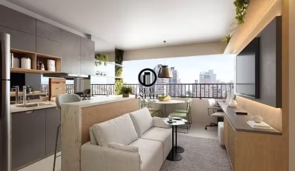 Apartamento para Venda - 44m², 2 dormitórios, sendo 1 suítes - Ipiranga