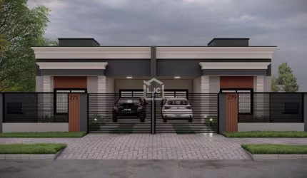 LanÇamento casa 3 quartos, Costeira, Araucaria - PR