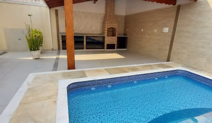 Linda casa alto padrão com 4 suítes no Flórida- Praia Grande-SP