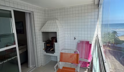 Lindo apartamento 2 dormitórios vista mar com sacada gourmet na Vila Caiçara, Praia Grande -SP.