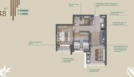 Apartamento com 2 quartos à venda na Rua Soriano de Sousa, 70, Tatuapé, São Paulo, 48 m2 por R$ 660.000