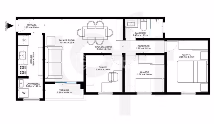 Apartamento com 3 quartos à venda na Rua Manguari, 501, Jardim Andaraí, São Paulo, 68 m2 por R$ 372.000