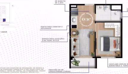 Apartamento com 1 quarto à venda na Rua Cacilda Becker, 112, Jardim das Acacias, São Paulo, 28 m2 por R$ 349.000