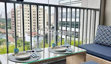 Apartamento com 1 quarto à venda na Avenida dos Eucaliptos, 815, Indianópolis, São Paulo, 30 m2 por R$ 600.000