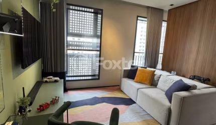 Apartamento com 1 quarto à venda na Avenida Jurucê, 194, Indianópolis, São Paulo, 48 m2 por R$ 1.118.000