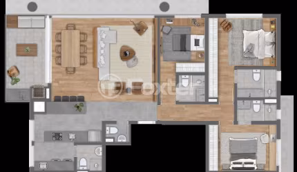 Apartamento com 3 quartos à venda na Rua Faria Santos, 220, Petrópolis, Porto Alegre, 136 m2 por R$ 2.038.731