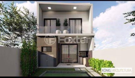 Casa em condomínio fechado com 3 quartos à venda na Rua Tancredo Neves, 990, Jansen, Gravataí, 131 m2 por R$ 869.900