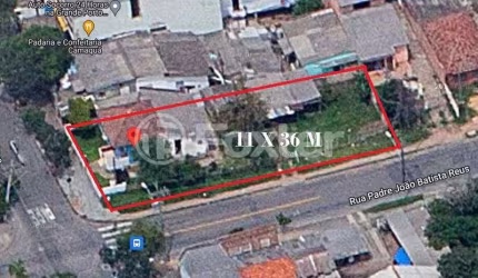 Terreno comercial à venda na Rua João Mora, 415, Camaquã, Porto Alegre, 396 m2 por R$ 360.000