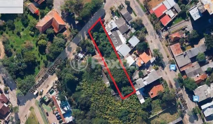 Terreno à venda na Rua Frederico Etzberger, 616, Nonoai, Porto Alegre, 1339 m2 por R$ 700.000