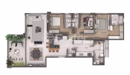 Apartamento com 3 quartos à venda na Rua Jaraguá, 91, Bela Vista, Porto Alegre, 196 m2 por R$ 3.025.272
