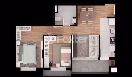 Apartamento com 2 quartos à venda na Rua Frederico Guilherme Ludwig, 240, Centro, Canoas, 66 m2 por R$ 745.089