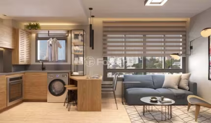 Apartamento com 1 quarto à venda na Rua Ramiro Barcelos, 1679, Bom Fim, Porto Alegre, 34 m2 por R$ 390.564