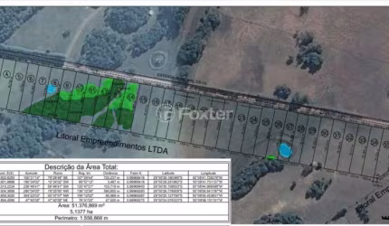 Terreno à venda na Rodovia do Palmital, km 14, Palmital, Osório, 1418 m2 por R$ 175.000