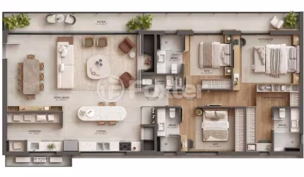 Apartamento com 3 quartos à venda na Rua Marquês do Herval, 665, Moinhos de Vento, Porto Alegre, 167 m2 por R$ 2.899.000