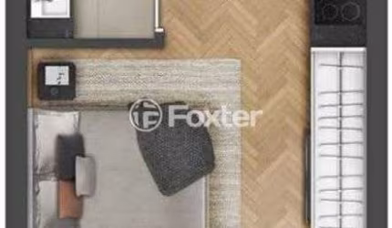 Kitnet / Stúdio à venda na Rua José do Patrocínio, 527, Cidade Baixa, Porto Alegre, 28 m2 por R$ 475.000