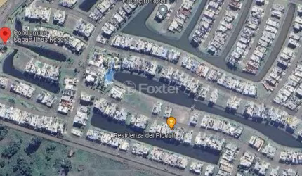 Terreno em condomínio fechado à venda na Rodovia Estrada Do Mar, km 33, Parque Antártica, Capão da Canoa, 357 m2 por R$ 1.026.000