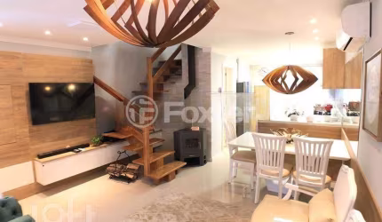 Casa em condomínio fechado com 3 quartos à venda na Rua Leopoldo Prux, 50, Parque das Hortênsias, Canela, 123 m2 por R$ 990.000