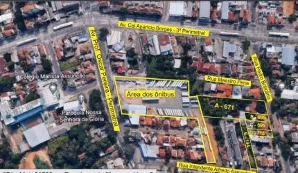 Terreno comercial à venda na Rua Pedro Boticário, 685, Glória, Porto Alegre, 528 m2 por R$ 1.050.000