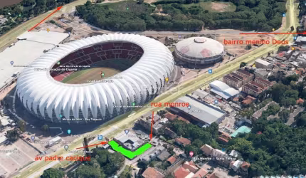 Terreno comercial à venda na Avenida Padre Cacique, 1000, Praia de Belas, Porto Alegre, 984 m2 por R$ 3.519.750