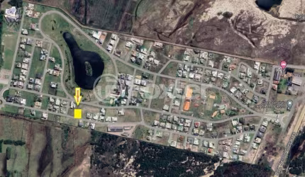 Terreno em condomínio fechado à venda na Estrada RS-389, Km20, Atlântida Sul (Distrito), Osório, 600 m2 por R$ 550.000
