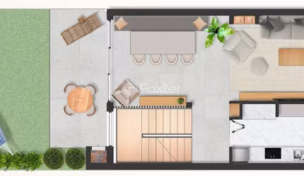 Casa em condomínio fechado com 3 quartos à venda na Rua Aldrovando Leão, 117, Vila Jardim, Porto Alegre, 211 m2 por R$ 1.350.000