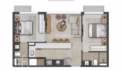 Apartamento com 2 quartos à venda na Rua José do Patrocínio, 527, Cidade Baixa, Porto Alegre, 60 m2 por R$ 766.000