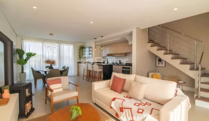 Casa em condomínio fechado com 3 quartos à venda na Rua Otávio Schemes, 2200, Santa Cruz, Gravataí, 146 m2 por R$ 949.600
