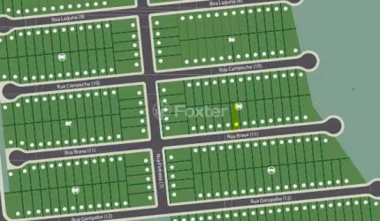 Terreno à venda na Rua Brava, 25, Guajuviras, Canoas, 200 m2 por R$ 120.000