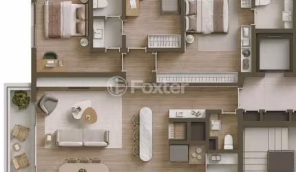 Apartamento com 3 quartos à venda na Rua Coronel Paulino Teixeira, 85, Rio Branco, Porto Alegre, 123 m2 por R$ 1.457.000