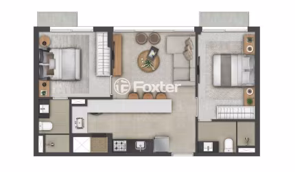 Apartamento com 2 quartos à venda na Rua José do Patrocínio, 527, Cidade Baixa, Porto Alegre, 60 m2 por R$ 1.030.000