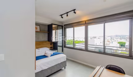 Flat com 1 quarto à venda na Avenida João Pessoa, 731, Centro Histórico, Porto Alegre, 24 m2 por R$ 522.500