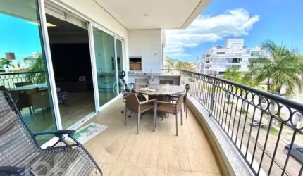 Apartamento com 4 quartos à venda na Rua dos Cambuatas, 117, Jurerê, Florianópolis, 164 m2 por R$ 3.300.000