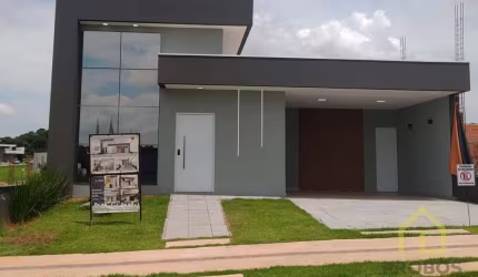 BELÍSSIMA CASA TÉRREA COM 3 QUARTOS, NO CONDOMÍNIO LONDON PARK EM INDAIATUBA.