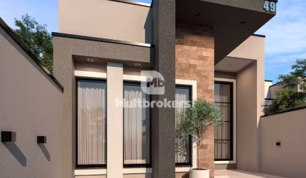 Casa com 3 quartos à venda na Travessa Cravo Branco, 49, Eucaliptos, Fazenda Rio Grande por R$ 400.000
