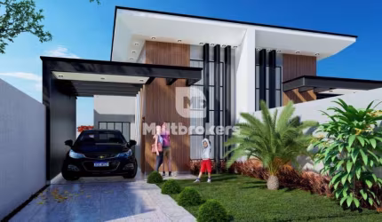 Casa com 3 quartos à venda na Jasmim, 229, Campina da Barra, Araucária por R$ 530.000
