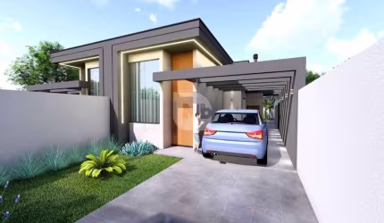 Casa com 3 quartos à venda na Rua das Camélias, 2119, Campina da Barra, Araucária por R$ 450.000