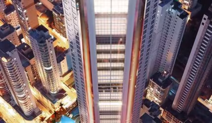 Apartamento mobiliado e decorado no Edifício Infinity Coast em Balneário Camboriú.