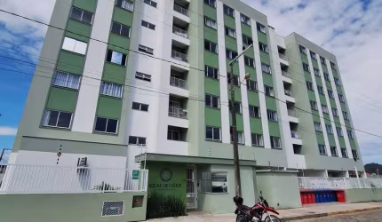 Aluga-se 02 dormitórios com cozinha planejada sacada com churrasqueira e torre única em Biguaçu, SC