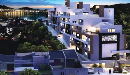 Apartamento de dois e três dormitórios com suíte e cobertura em Coqueiros, Floripa