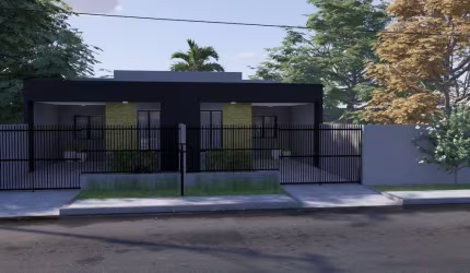 Casa Residencial com 3 quartos  à venda, 75.00 m2 por R$240000.00  - Colonia Dona Luiza - Ponta Grossa/PR