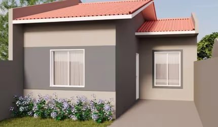 Casa Residencial com 2 quartos  à venda, 52.00 m2 por R$200000.00  - Boa Vista - Ponta Grossa/PR