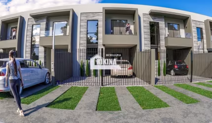 Sobrado com 3 quartos  à venda, 98.00 m2 por R$285000.00  - Cara Cara - Ponta Grossa/PR