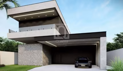 Casa Nova à venda com 3 suítes e Escritório no Alphaville Castello em Itú, SP