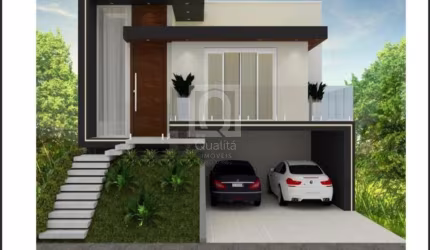 casa térrea no Condomínio Ibiti Reserva em fase de construção.