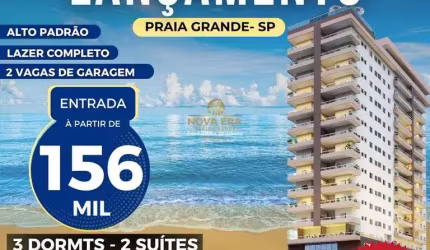 Alto Padrão Frente Mar R$ 159 Mil De Entrada - 3 Dormts 2 Suítes, VISTA MAR