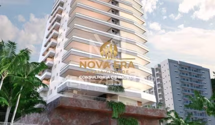 Empreendimento Frente Mar,126mil entrada,2dorm,1suite,1vaga,lazer novinho!