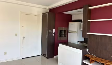 Apartamento Padrão 1 dormitório MOBILIADO e com churrasqueira e garagem